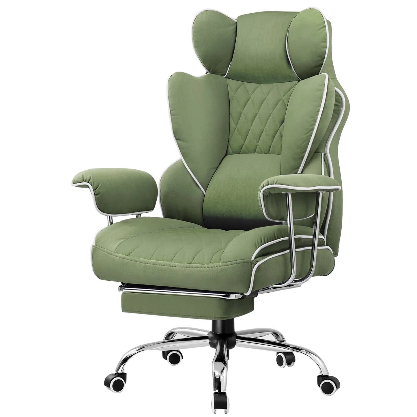 GTRACING Gaming Chair,Office Chair with Pocket Spring Lumbar Support, Green